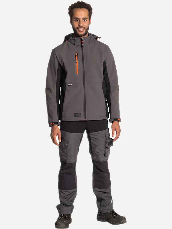 HEROCK HECTOR Work Trousers Black Cargo 1